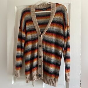 American eagle striped cardigan